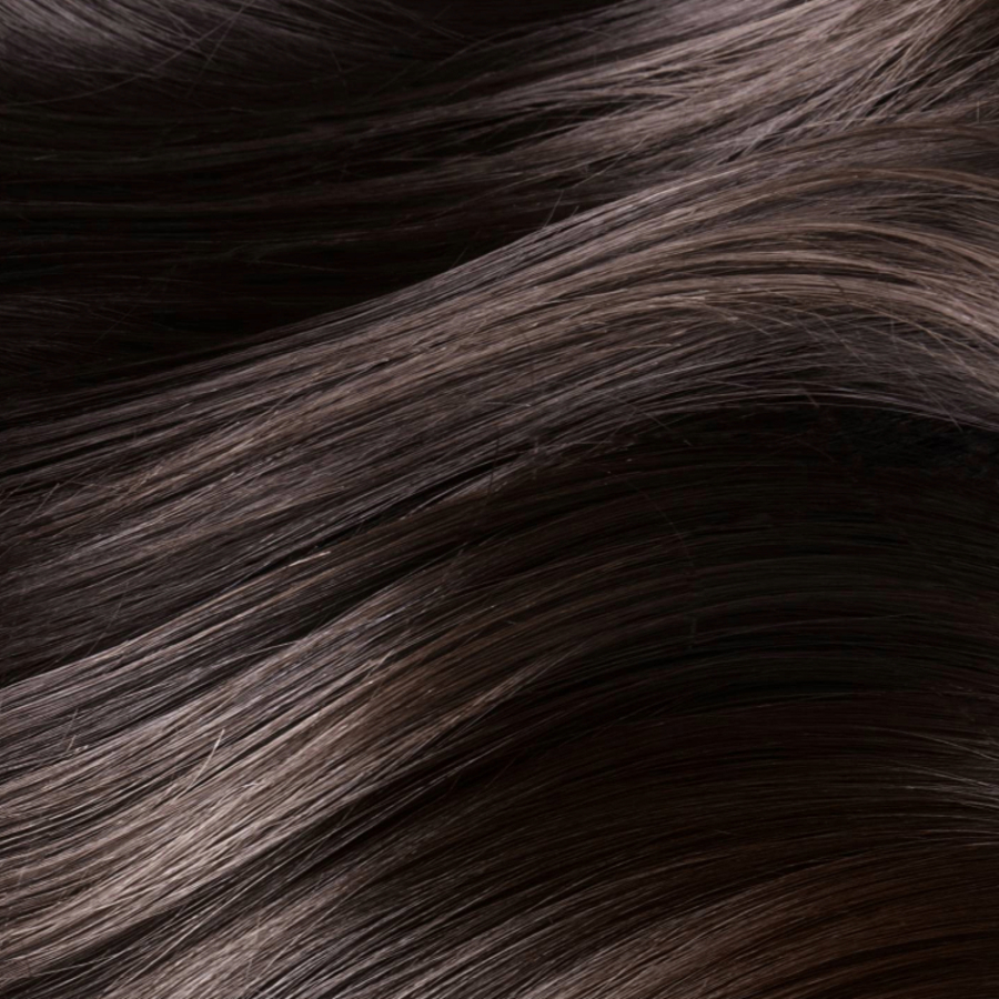 Close Up Picture Of brown wavy Hair